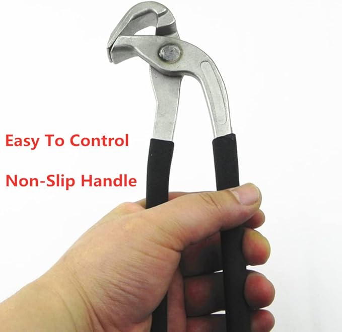 CXGS Paintless Dent Repair Kit Car Door Fender Edge Repair Tool Auto Body Pliers Heavy Duty Car Door Panel Fix Tool Portable Metal Crimp Vise Car Fender Panel Leaf Edge Pliers Repair Tools (Black)