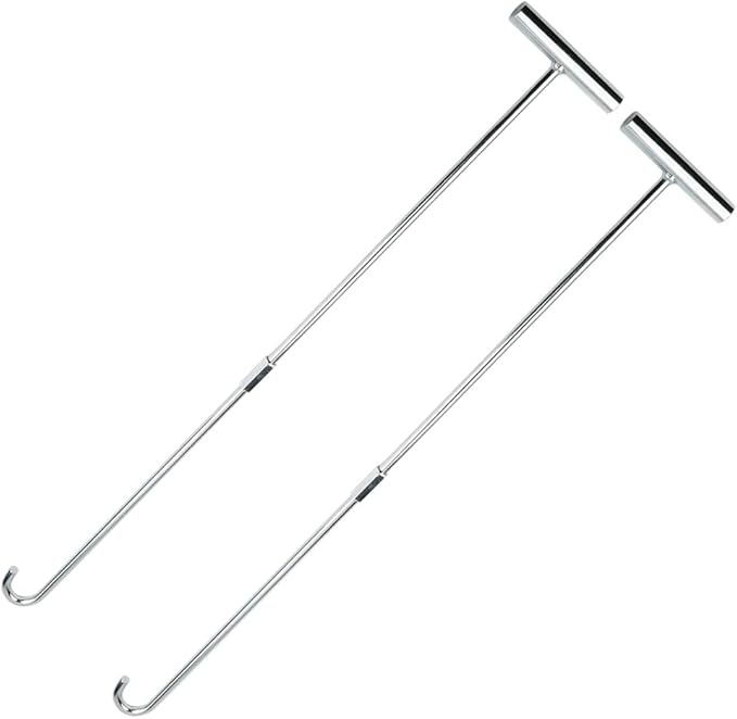 5th Wheel Pin Puller 32" Solid Steel with Chrome Plating Heavy Duty - 2pack