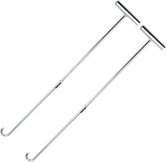 5th Wheel Pin Puller 32" Solid Steel with Chrome Plating Heavy Duty - 2pack