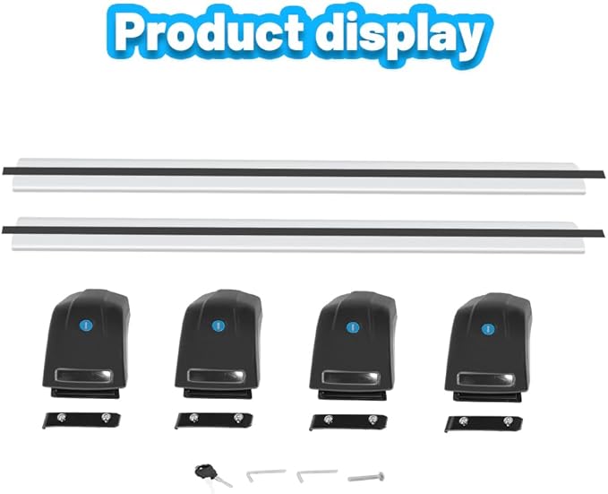 HEKA Lockable Roof Racks Cross Bars Compatible with Kia NIRO 2017 2018 2019 2020 2021 2022,Crossbar Cargo Carriers Luggage Rails Rooftop Accessories Canoe Kayak Bike Snowboard Skiboard