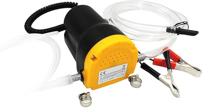 12V 60W Oil Extractor Pump, Upgraded Oil Change Pump, Diesel Fluid Transfer Pump Extractor Scavenge Suction for Car, Small Truck, Tractor