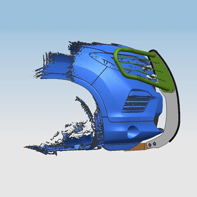 Black Horse Grille brush Bumper Guard Modular Black Compatible with 2016-2022 Honda Pilot-17H151402MA