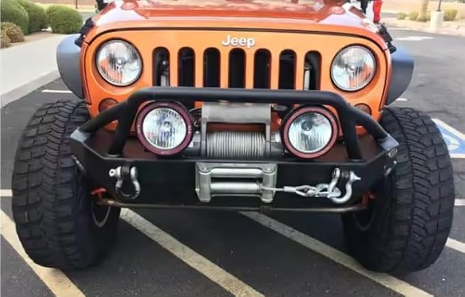 HLMOptimo 4-7/8 inch Winch Roller Fairlead 4 Way 4-7/8” Universal Mount Cable Guide Heavy Duty Nut Disassembly ATV UTV 2000-3500 LBS