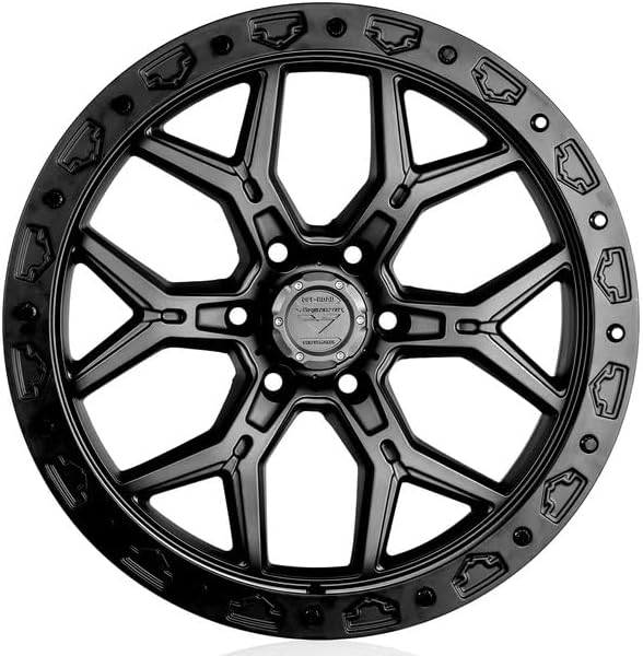 Vorsteiner Offroad VR-601BL 20x9 Coal Black Truck Wheel Set fits Ford F-150/F-150 Raptor/Bronco Raptor 2010+ (5 Wheels Included)