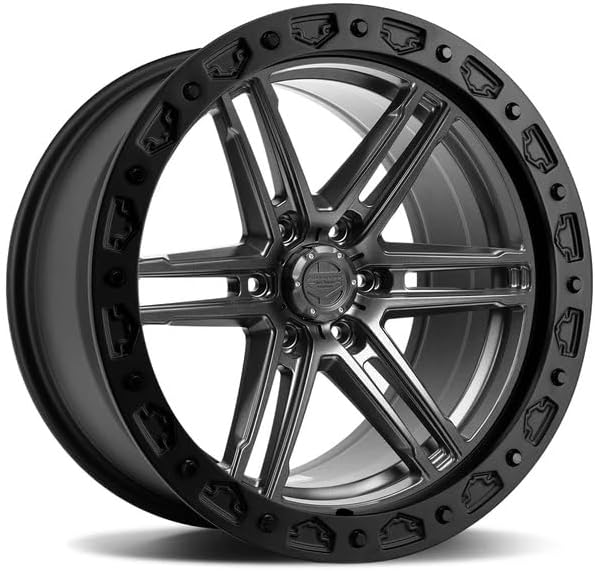 Vorsteiner Offroad VR-602BL 17x9 Tungsten Graphite Truck Wheel Set fits Ford F-150/F-150 Raptor/Bronco Raptor 2010+ (5 Wheels Included)