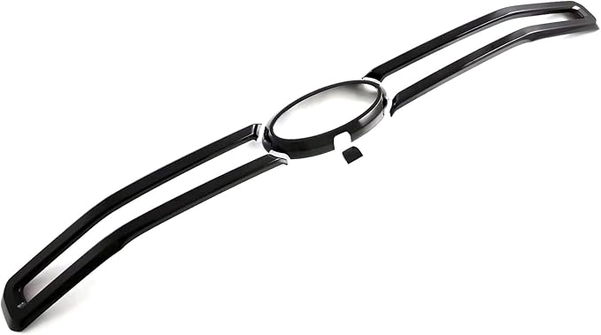 HIGH FLYING Car Exterior Accessories for Ford Ranger Wildtrack 2024 2025 Front Middle Grille Insert Bumper Overlay ABS Gloss Black 4pcs