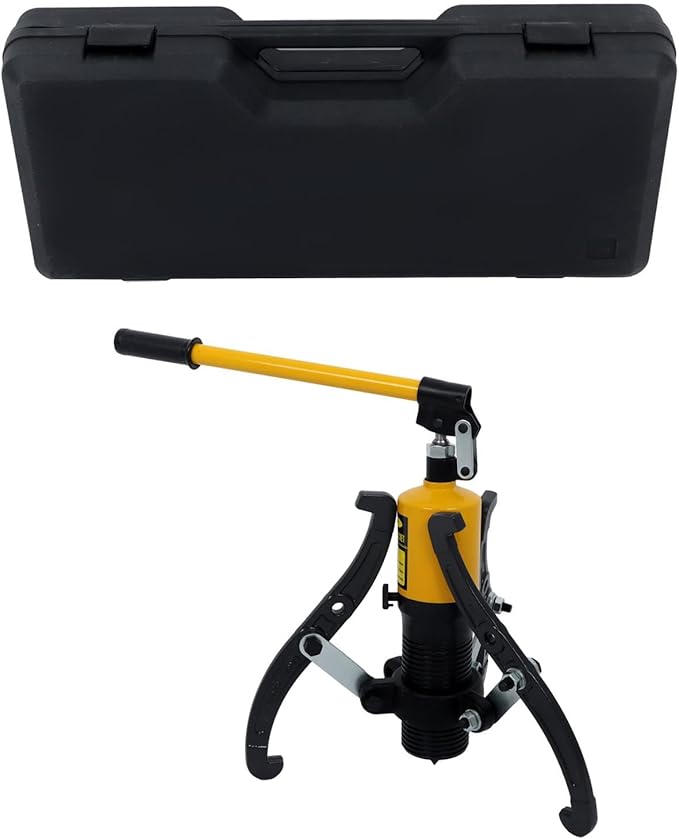 labwork 3-in-1 20 Ton Hydraulic Puller Kit 2 or 3 Adjustable Jaws Pulling Separator for Mechanical Repair
