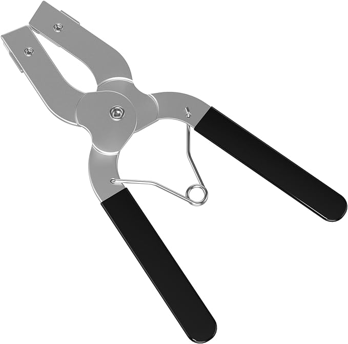 Moker Piston Ring Compressor Tool,Car Engine Piston Ring Installer Removal Kit，Adjustable Sizes From 2-1/8 Inches To 7 Inches (53mm - 175mm) with Piston Installer Plier