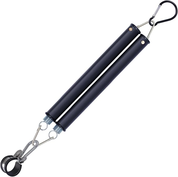 Cheemuii 16" Double Tender Spring Kit with Trailer Hose Holder Heavy Duty Tender Spring for Semi Truck Air Lines Kit 3 in 1 Air Lines Holder for Semi Truck Trailer Tractor