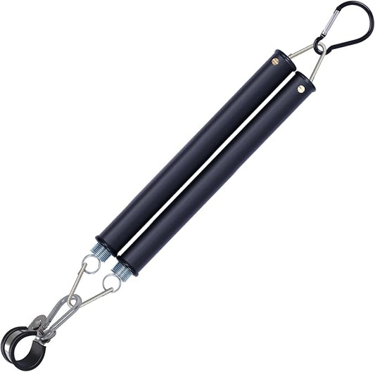 Cheemuii 16" Double Tender Spring Kit with Trailer Hose Holder Heavy Duty Tender Spring for Semi Truck Air Lines Kit 3 in 1 Air Lines Holder for Semi Truck Trailer Tractor