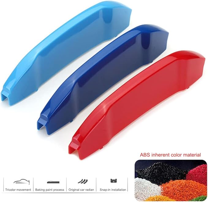 Automotive Grille Inserts for BMW X3 G01 2018-2021 X4 G02 2019-2021(NOT for AWD) 7 Grilles, Front Grill Accessories