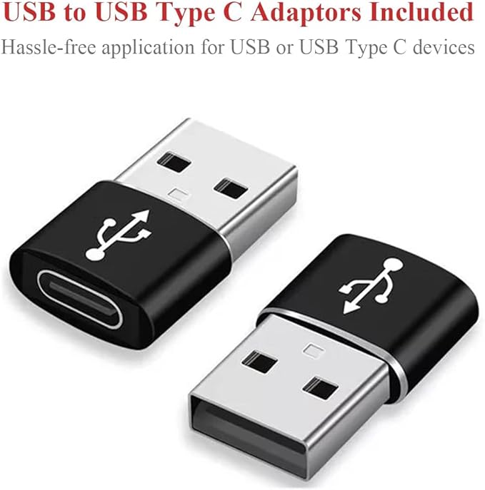 Pro Chaser 400W Car Power Inverter 12V DC to 110V AC Car Truck RV Inverter 6.2A Dual USB Charging Ports for Road Trips (USB C Adaptors Included) (Black)