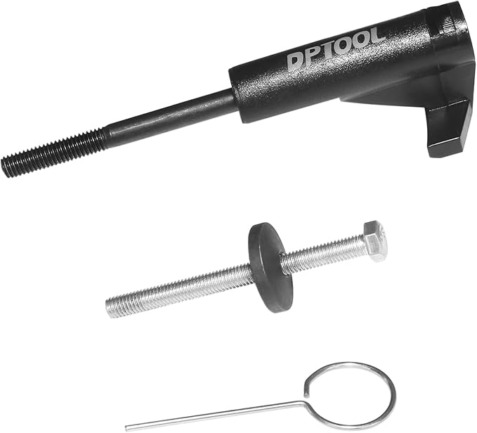 DPTOOL Cam Timing Chain Tensioner Compressed Holding Tool Half Moon and Gasket Replace Tool Compatible with VW Audi 1.8 2.7 2.8 3.2 4.2 Replace 3366