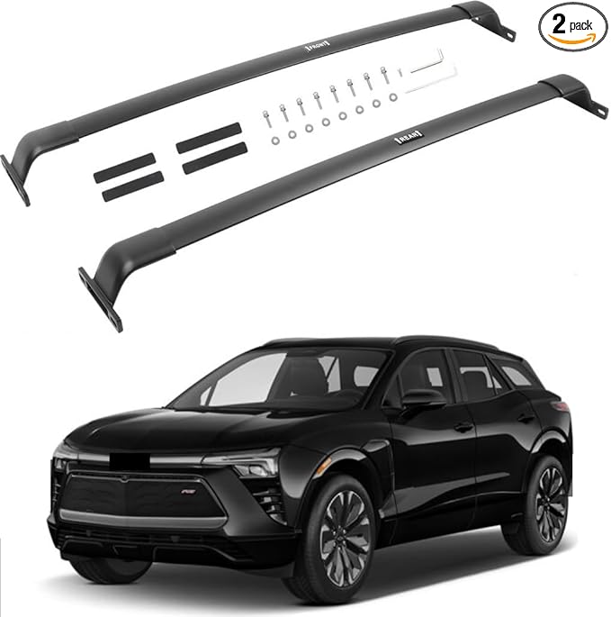 Aluminium Loading 220lbs for 2024 2025 Chevrolet Chevy Blazer EV Roof Rack Cross Bars Rail Cargo Luggage Carrier Accessories