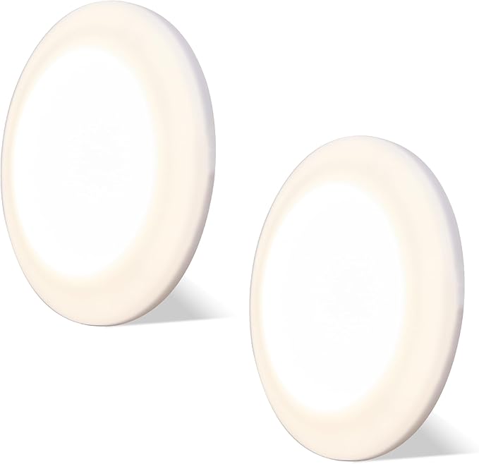 Facon 3.5" LED RV Puck Light Surface Mount - 2Pack, SY-SM35 12V RV Dome Light(No Switch), 230LM Cool White (4000K), Ideal for RVs, Motorhomes, Campers, Marine Vehicles