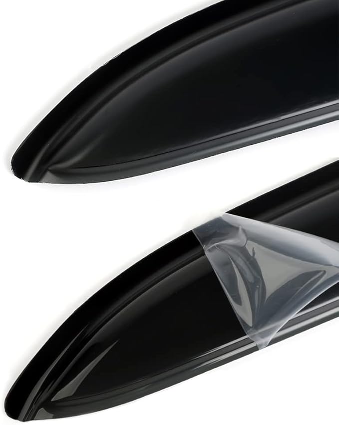 NI60 Original Side Window Wind Vent Deflector,4pcs Outside Mount Tape-On Nice Sun Rain Guards Set,Window Visor fit for 2017-2023 Nissan Armada