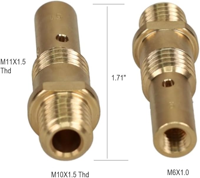51 Mig Welding Gas Diffusers for Tweco Mini Mig, Tweco # 1 & Lincoln Magnum 100, 51 (Pack of 5) 51