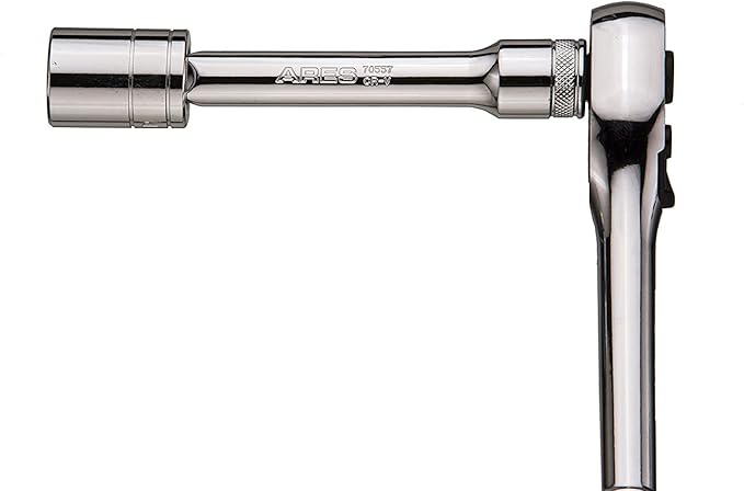 ARES 71270-10-Piece Socket Accessory Set - Premium Chrome Vanadium Steel with Mirror Finish - Includes Socket Adapters, Extensions and Universal Joints