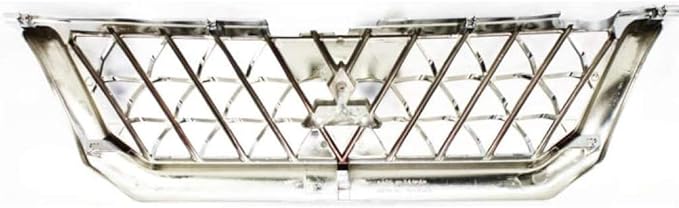 For Mitsubishi Montero Sport Grille Assembly 2000 2001 Chrome Shell/Painted Black Insert | Plastic | MI1200227 | MR478595