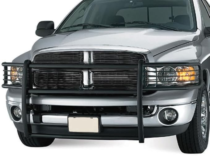 Black Horse Grille Guard Modular Black Compatible with 2003-2006 Chevrolet Silverado 1500|2007-2007 Chevrolet Silverado 1500 HD Classic-17GT25MA
