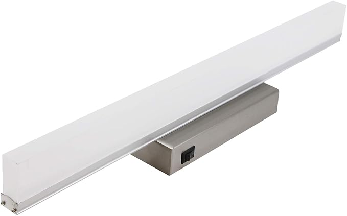 Facon 12V-24V DC RV Vanity Light Fixtures with Switch, 16.5Inch LED RV Wall Sconces Bathroom Mirror Light with Acrylic Lens, RV Interior Lights for RV, Camper, Motorhome, Boat