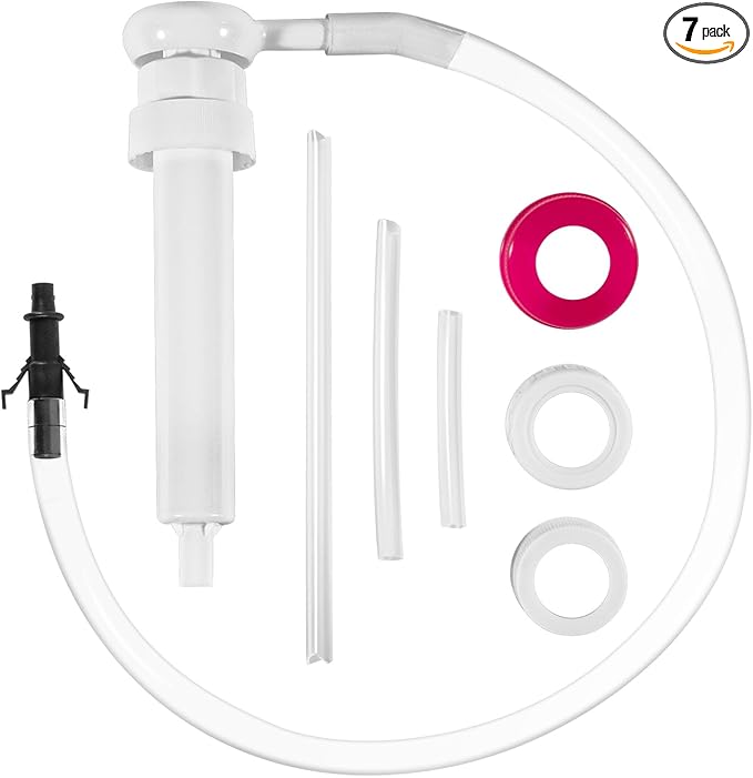 30cc Hand Oil Transfer Pump Fluid Pump for Gallon Bottles and Wide-Mouth Quart Bottles - Transfers Gear Oil, Transmission Fluid, Differential Fluid, and Antifreeze