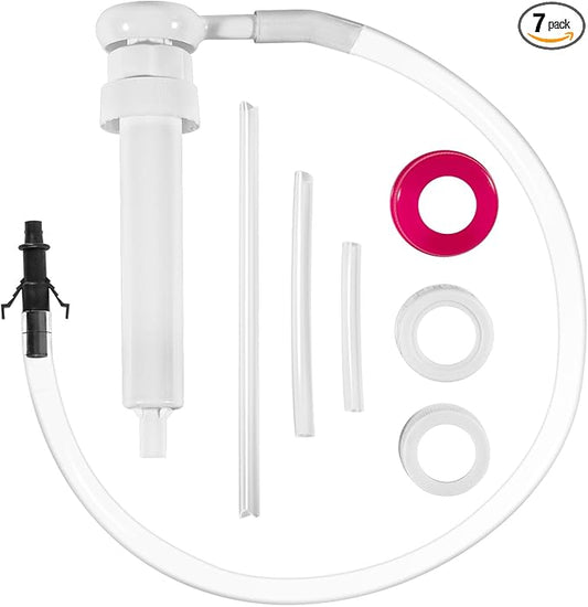 30cc Hand Oil Transfer Pump Fluid Pump for Gallon Bottles and Wide-Mouth Quart Bottles - Transfers Gear Oil, Transmission Fluid, Differential Fluid, and Antifreeze