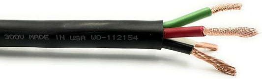 NATIONAL Wire & Cable – 18 AWG 4-Conductor Premium Copper Wire, 1000 ft, Stranded | Made in USA, Flexible Jacket | LED Strips, Electronics, Low Voltage, DIY Projects, Indoor and Outdoor Use