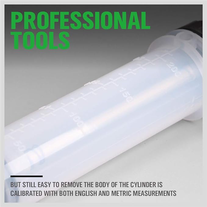 SWANLAKE 200cc Fluid Extractor, Extraction&Fill Pump,Fluid Syringe Pump Manual Suction Vacuum Fuel Car Transfer