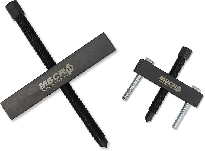 522 Large Gear and Pulley Puller + 7393 Gear and Pulley Puller with 5-1/2" Long Forcing Screw + 8056 Shaft Protectors Set for Timing Gears and Fan Pulleys