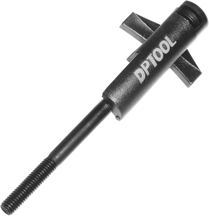 DPTOOL Cam Timing Chain Tensioner Compressed Holding Tool Half Moon and Gasket Replace Tool Compatible with VW Audi 1.8 2.7 2.8 3.2 4.2 Replace 3366
