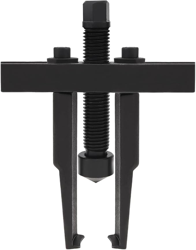 ChgImposs Universal Two Jaw Carbon Steel Bearing Puller for Flywheel/Removal Small Bearing/Timing Belt Pulley with Chrome Vanadium Steel Support Foot, Heavy Duty Bearing Removal Tool
