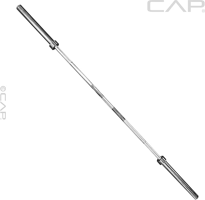 CAP Barbell 2-Inch Olympic Barbell Bars | 5 ft, 6 ft, & 7 ft | Multiple Options