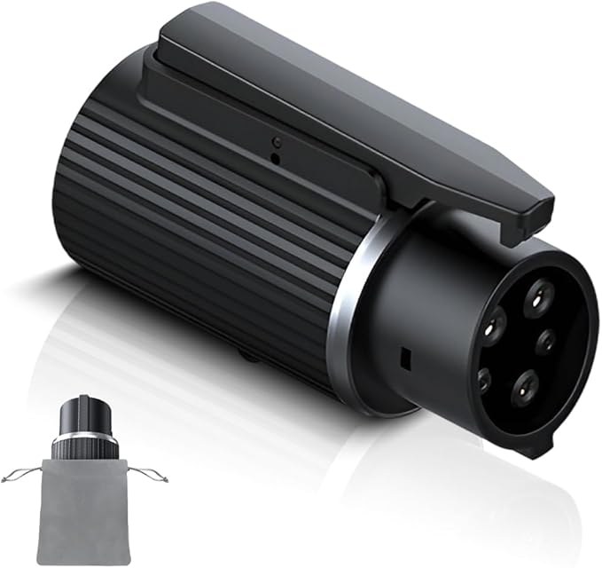 HiNADA Tesla to J1772 EV Charging Adapter, NACS to J1772 Converter, 80A/240V, IP55 Waterproof, Compatible with Tesla Wall Connectors, Destination Chargers, Mobile Chargers