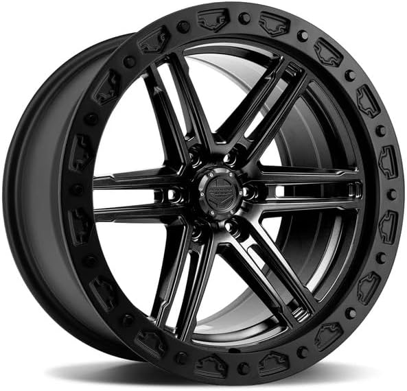 Vorsteiner Offroad VR-602BL 17x9 Coal Black Truck Wheel Set fits Ford F-150/F-150 Raptor/Bronco Raptor 2010+ (4 Wheels Included)
