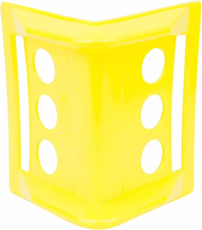 Mytee Products Corner Protector & Winch Straps Kit - 10 Pack Kinedyne 4" x 30' Yellow Winch Strap with 20 Pack 4" Corner Protector w/Carrying Bag