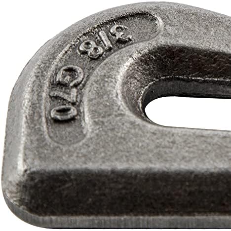 Weld-on Grab Chain Hook 3/8-in Heavy Duty Tow Hook G70 Forged Steel Tractor Hook Weldable for Car, Truck,SUV, RV,UTV,Tractors (4Pcs)