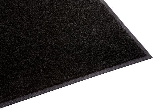 Guardian 94020435 Platinum Series Indoor Wiper Floor Mat, Rubber with Nylon Carpet, 2'x4', Black