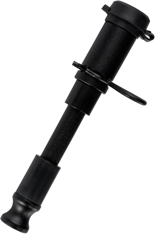 BulletProof Hitches - 5/8" Trailer Hitch Locking Pin - Universal Fit, Stainless Steel, Weather Resistant Rubber Cap - Black, 1 Pack