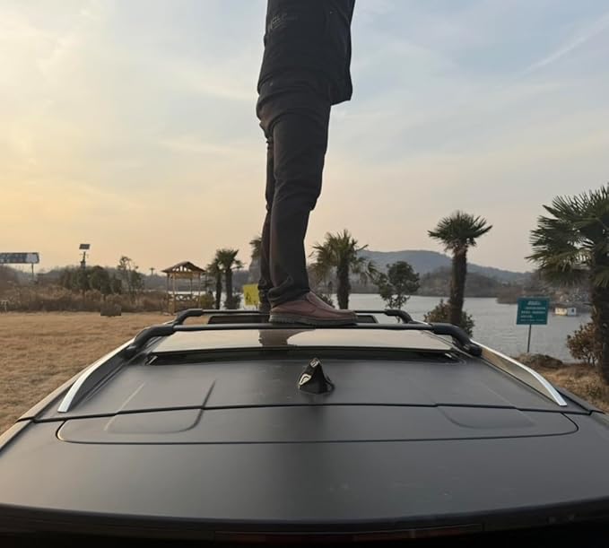 Upgraded 260lbs Lockable for Chevy Equinox 2025 2026 Roof Rack Cross Bars Rail Cargo Luggage Carrier Accessories (Not for EV)