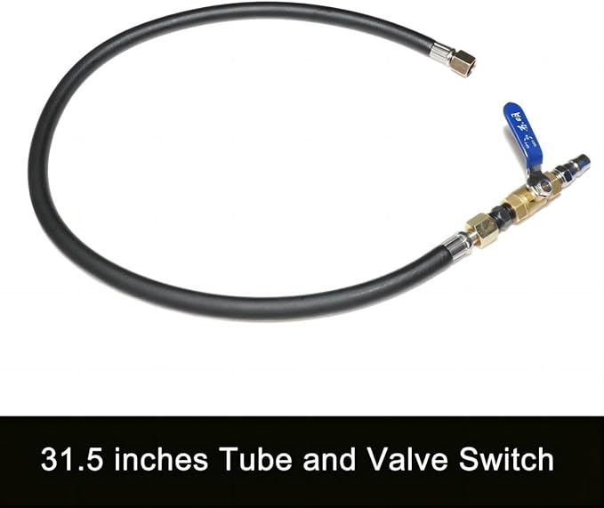 Universal Pneumatic Diesel Fuel Injector Puller Tool Kit Injector Remover Extractor with Impact Air Tool compatible with Benz for Bosch for Siemens etc Diesel Engine