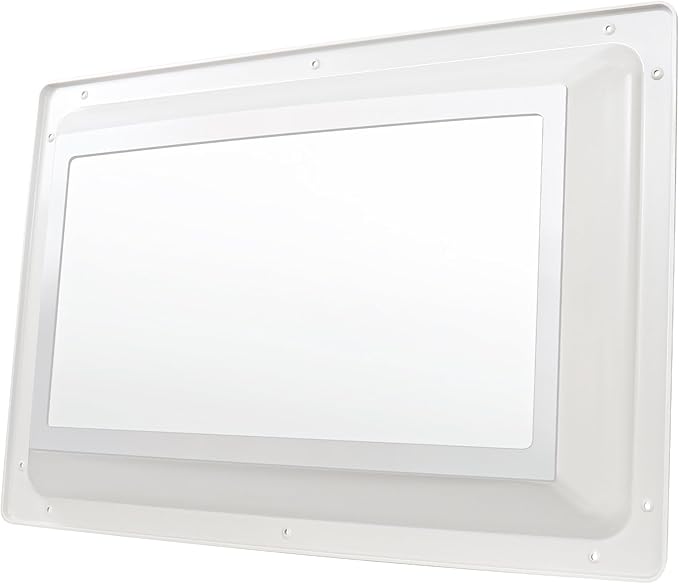 XMK RV Skylight Replacement Inner Dome, 14" x 22" x 2.9" RV Skylight Inner Dome with Clear Window for RV's Campers Food Trucks Shower Roof Opening, Include Screws