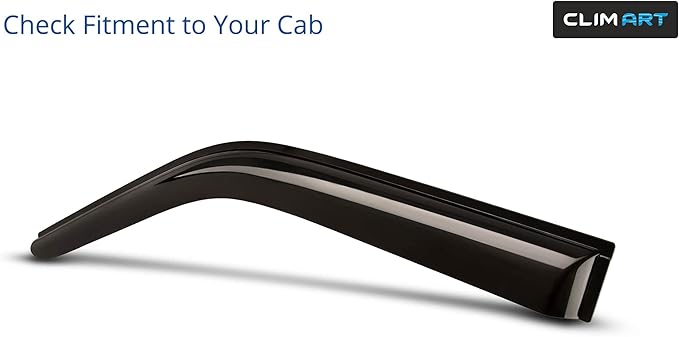 CLIM ART Incredibly Durable Rain Guards for Chevrolet (Chevy) Equinox 2018-2024, Original Tape-on Window Deflectors, Vent Deflector,Window Visors, Car Accessories, 4pcs. - 418081