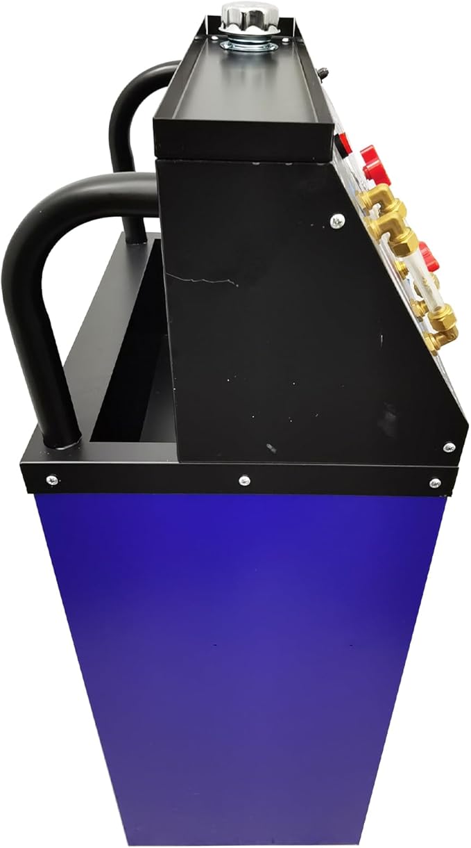 Automatic Engine Antifreeze Replacement Machine DC12V 70W Coolant Cleaning Oil Changer with 4galx2 Coolant Tank 58-101psi 13.2gal/min