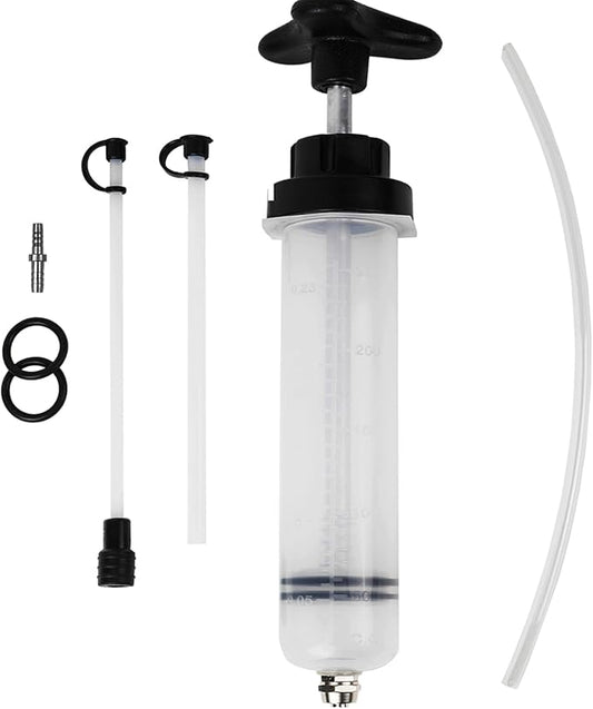 Fluid Extractor, Automotive Fluid Extractor Pump Manual Fuel Suction & Filler, Efficient Oil Extractor Pump for Fluid Extraction (7.7 fl Oz./0.24 Qt./230 CC)
