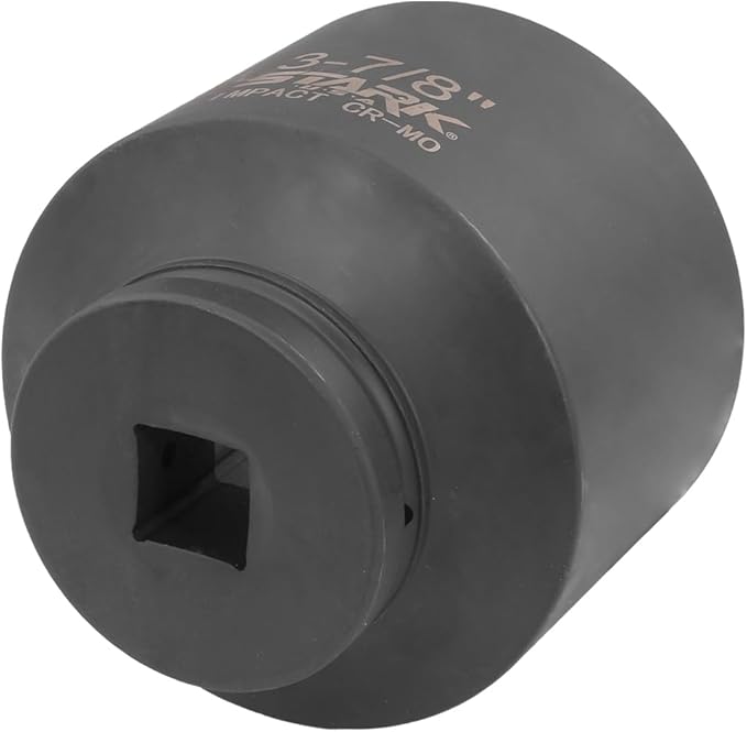 Stark USA 1" Drive Jumbo Shallow Impact Socket Set Spindle Axle SAE Sockets 6-Piece (3-1/4" - 4") Cr-Mo Steel Removing And Installing Axle Nuts