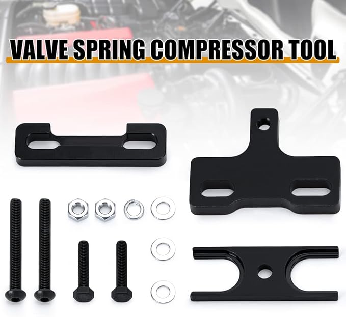 PTNHZ LS Valve Spring Compressor Tool Compatible For Chevy LSX 4.8 5.3 5.7 6.0 6.2 L LS1 LS2 LS3 LS6 Engines Camaro, Corvette, Trans am, GTO, G8, CTSV, GM Trucks