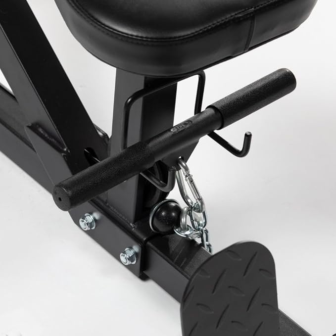 Titan Fitness Plate-Loaded LAT Tower, Rated 400 LB, Specialty Upper Body Machine, LAT Pulldown and Low Row Cable Machine for Home Gym, Shoulder and Back Workout Equipment