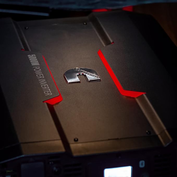 Cummins 5000 Watts Inverter Modified Sine Wave Truck Inverter 12 Volts to 110 Volts Four AC Outlets Two USB Ports (Plus Cable Kit)- CMN5000W - Inverters for Vehicles, Van Life, Camping