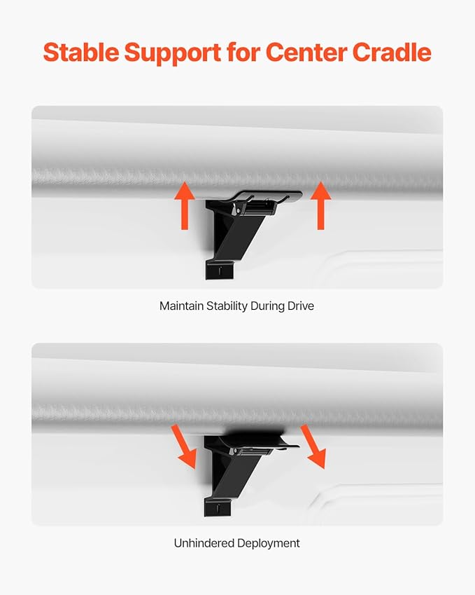 VEVOR Motorized RV Awning Complete Kit, 14' Retractable Awning with Aluminum Alloy Frame, Outdoor Trailer Awning, Fit for Most RVs(Black Fade)